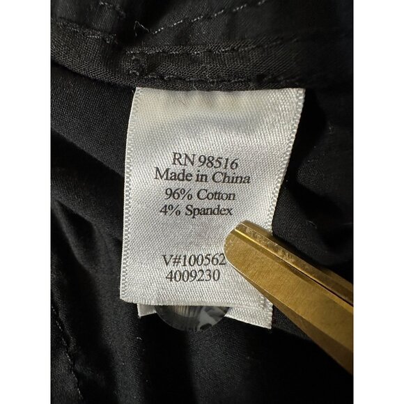 Coldwater Creek Black Blazer Jacket Size 16 Stretch Boho Whimsigoth Cottage - Picture 4 of 9